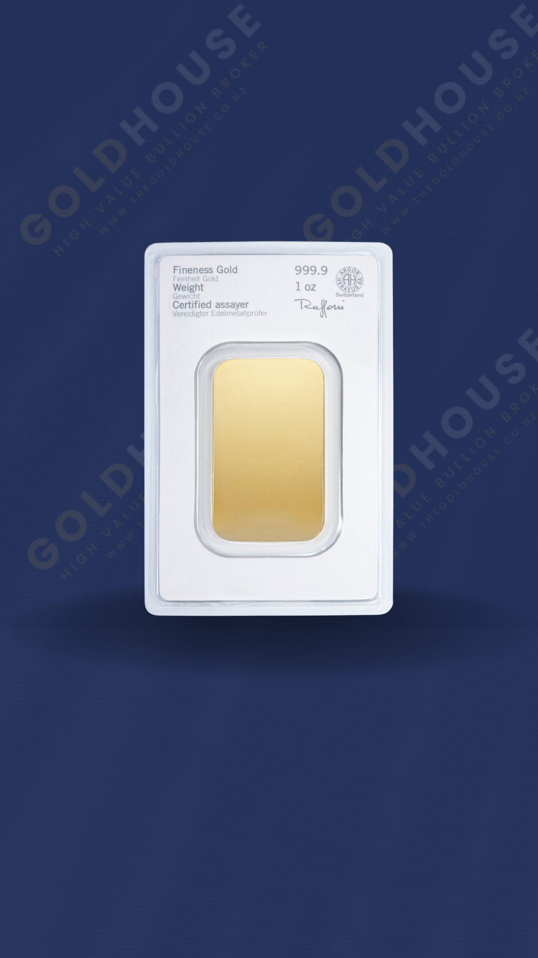 1oz Gold Heraeus Minted Bar 999.9 image 2