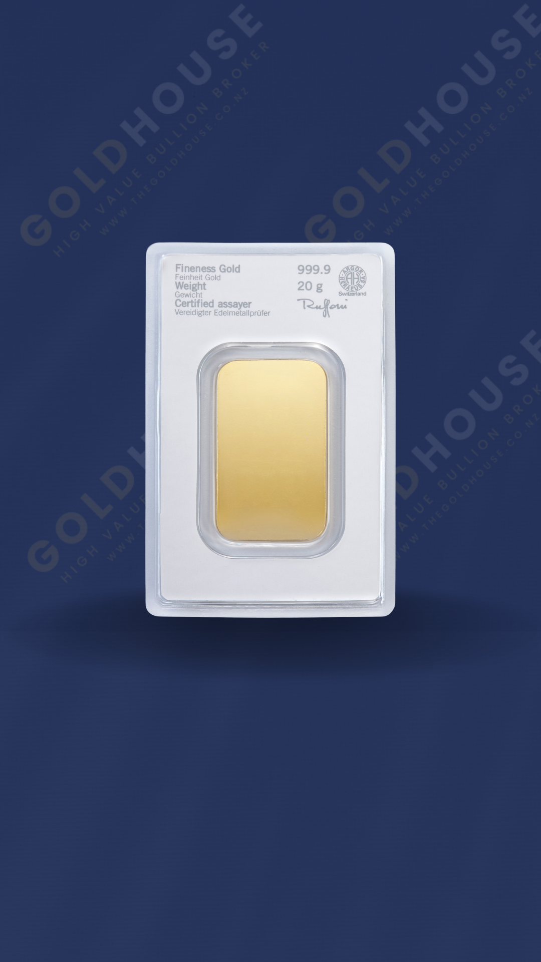 20g Gold Heraeus Minted Bar 999.9 image 2