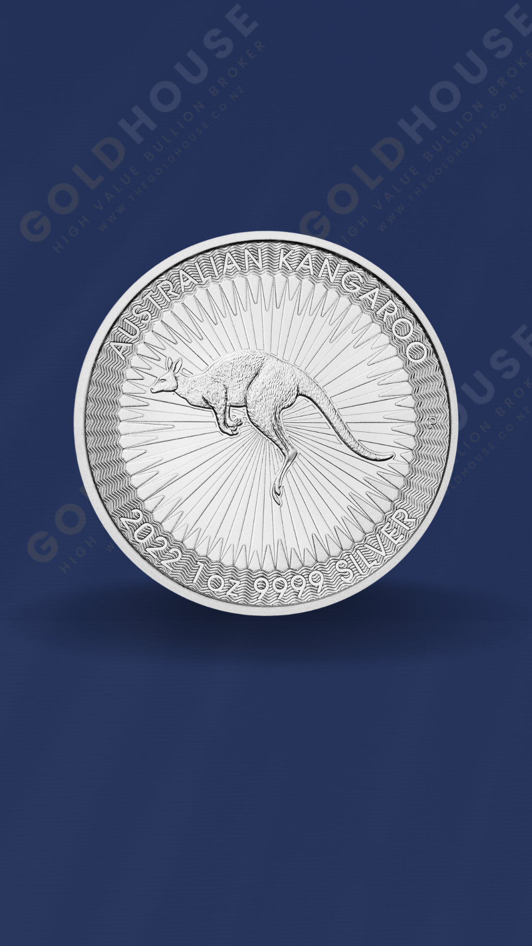 1oz Silver Australian Kangaroo Minted Coin 999.9 2022