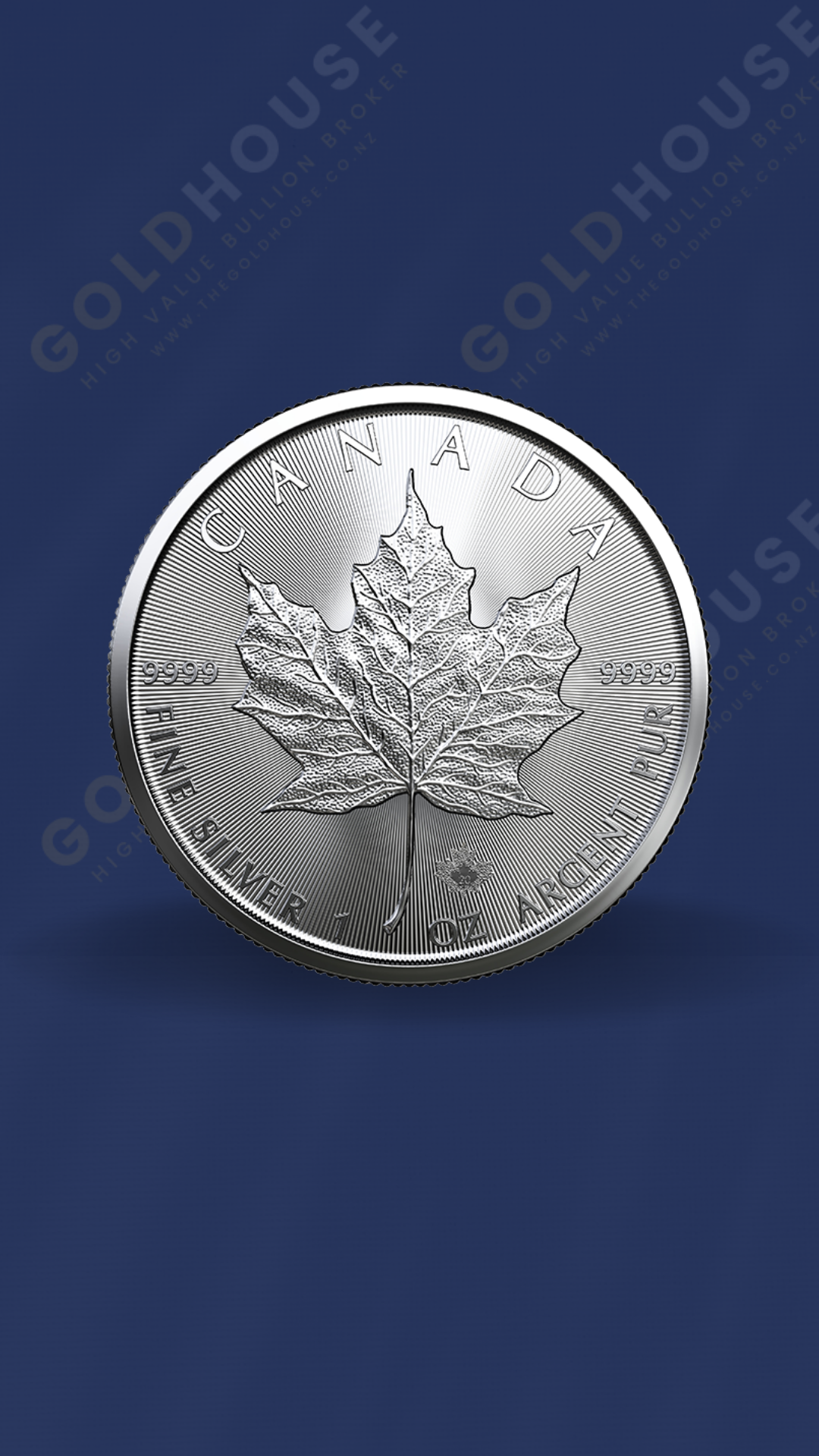 1oz Silver Maple Leaf Minted Coin 999.9 2022