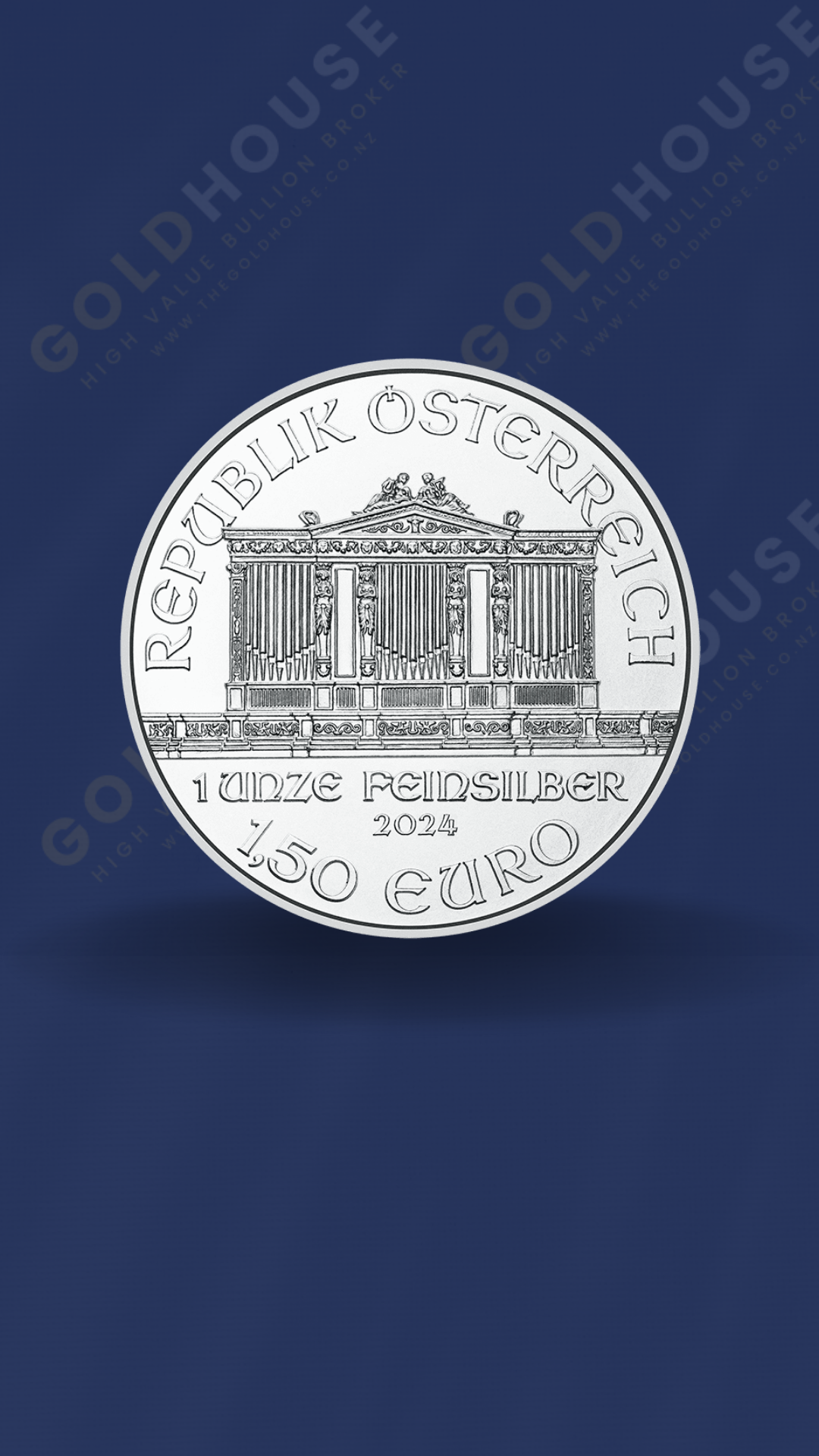 1oz Silver Philharmonic 999 Tube 20