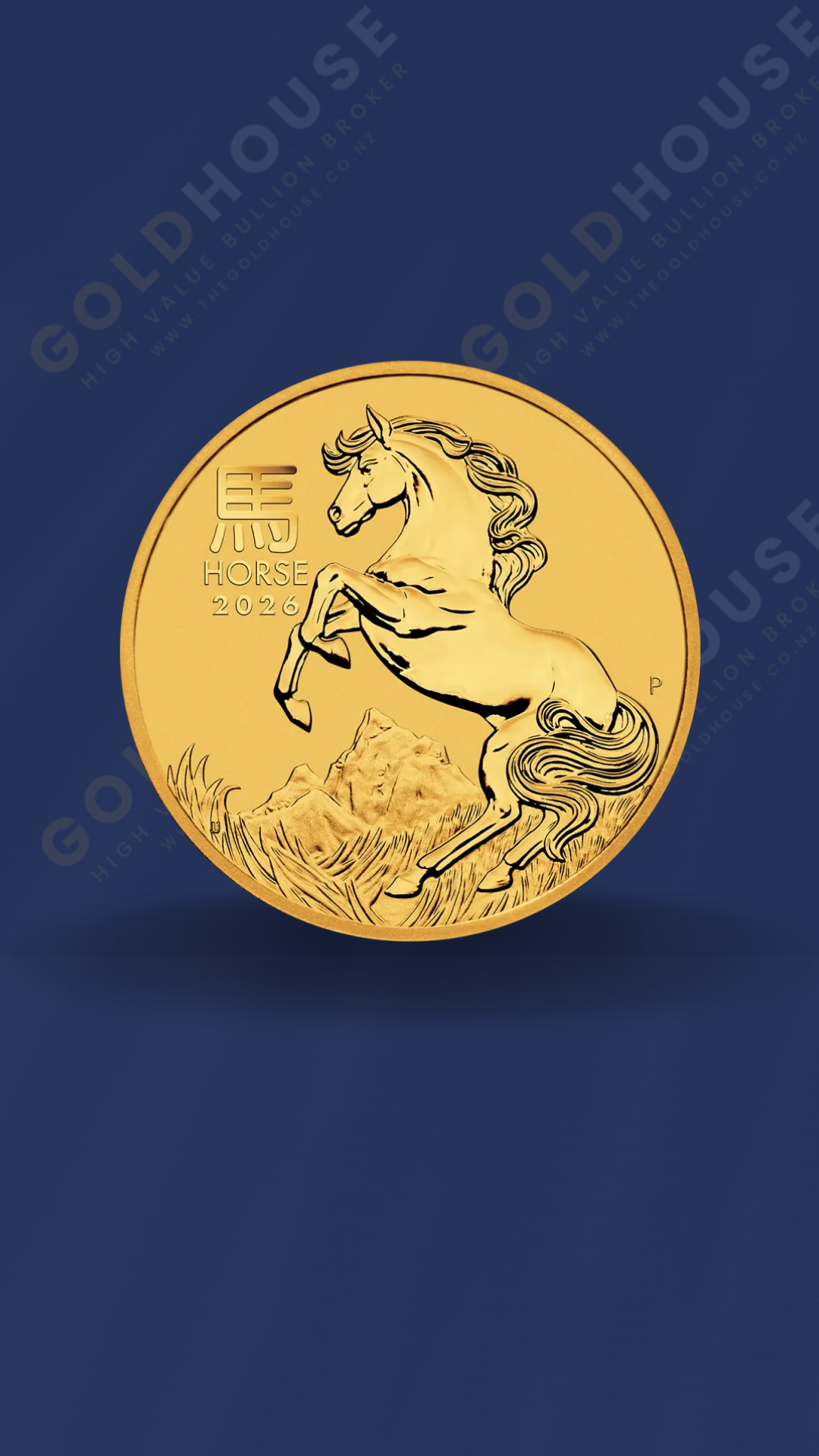 1oz Gold Lunar Iii Horse Minted Coin 999.9 2026