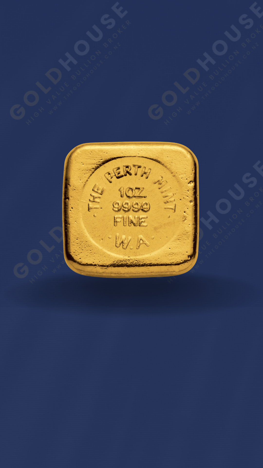 1oz Gold Perth Mint Cast Bar 999.9 image 2