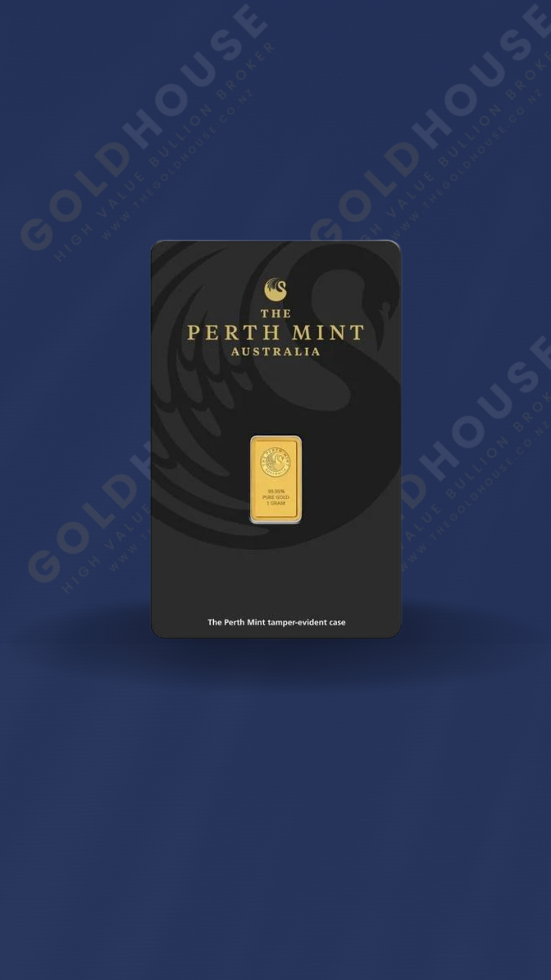 1g Gold Perth Mint Minted Bar 999.9