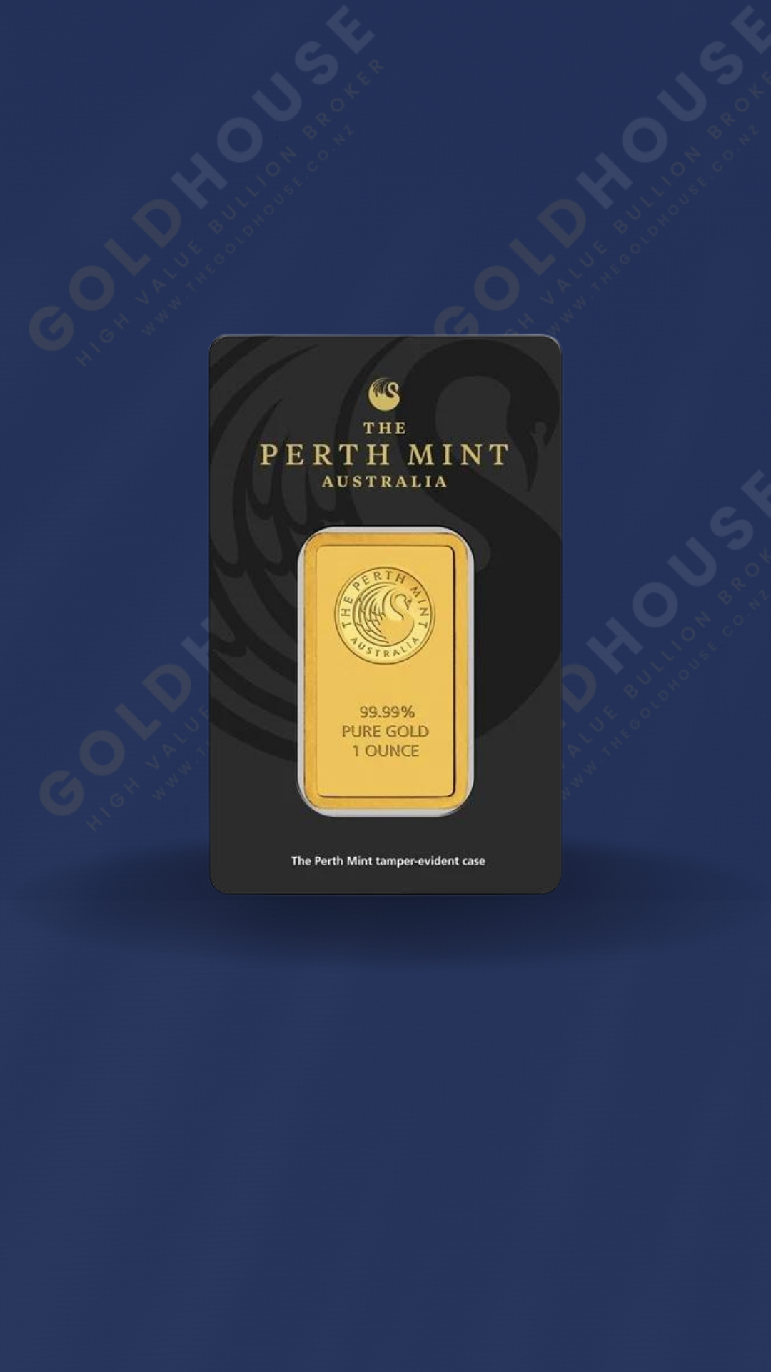 1oz Gold Perth Mint Minted Bar 999.9